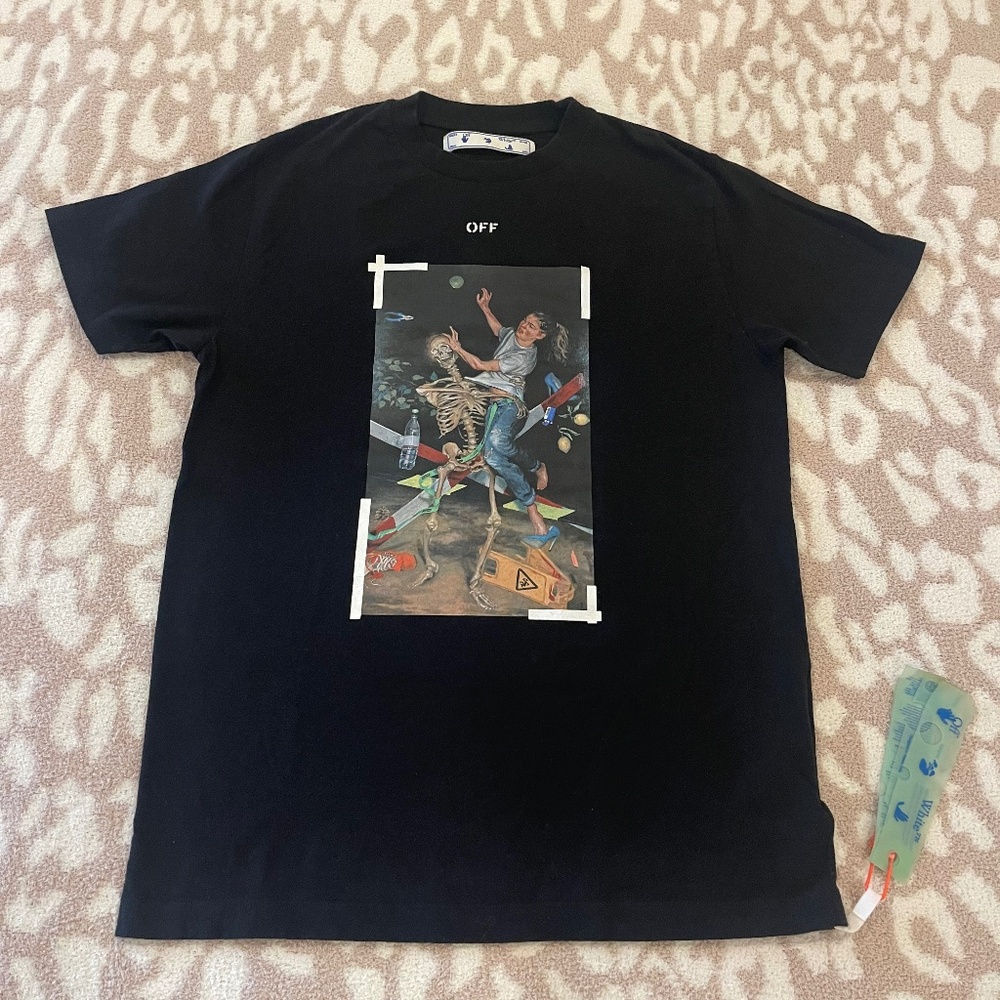 Vintage Rare OFF-WHITE Pascal Painting Print Tee
